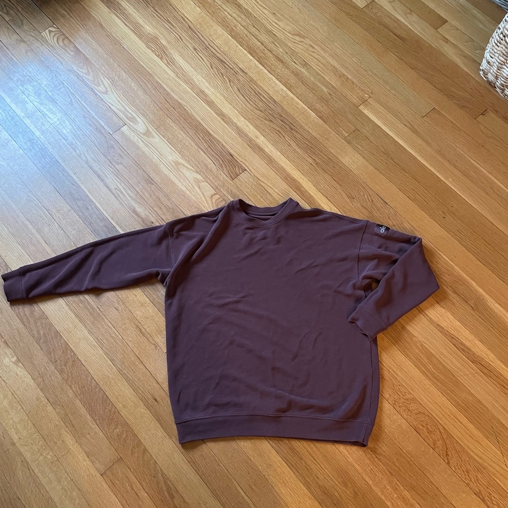 Alo Yoga Micro Waffle Pullover